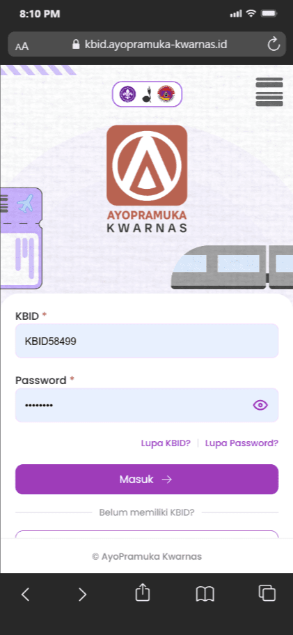 Screenshot of Karya Bakti - AyoPramuka Kwarnas